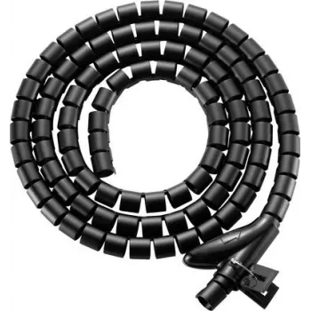 SpeaKa Professional owijka spiralna do kabli poliuretanowa PE czarna elastyczna 15 mm x 2,5 m (SP-13402968)