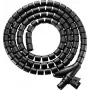 SpeaKa Professional owijka spiralna do kabli poliuretanowa PE czarna elastyczna 15 mm x 2,5 m (SP-13402968)