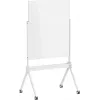 SpeaKa Professional Szklana Tablica Magnetyczna SP-MMW-001 904 x 1103 mm Biała z Tacą i Magnesami na Stojaku Jezdnym SP-13324624