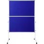 SpeaKa Professional Tablica Moderacyjna SP-PB-B01 Niebieski Filc 1250 x 1850 mm Składana z Kółkami Dwustronna SP-12058196