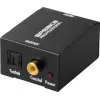 SpeaKa Professional SP-ATDAC-100 Konwerter analogowo-cyfrowy audio RCA na Toslink i koncentryczny 24-bit/48kHz Czarny SP-13904368