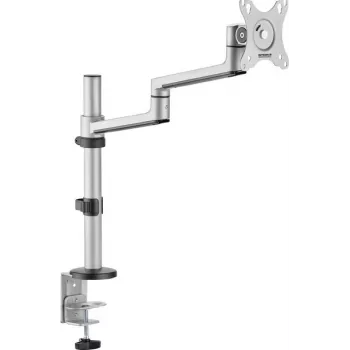 SpeaKa Professional SP-MM-1060 Uchwyt biurkowy na jeden monitor do ekranów 17-32 cali, aluminium, pełny zakres ruchu, regulacja wysokości, VESA 75/100, 9kg, czarny SP-14376400