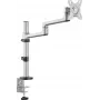 SpeaKa Professional SP-MM-1060 Uchwyt biurkowy na jeden monitor do ekranów 17-32 cali, aluminium, pełny zakres ruchu, regulacja wysokości, VESA 75/100, 9kg, czarny SP-14376400
