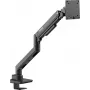 SpeaKa Professional SP-MM-970 Uchwyt na biurko na jeden monitor dla ekranów 17-49 cali, regulacja wysokości sprężyną gazową, pochylanie, obrót, obracanie, VESA 75/100, czarny SP-12355456