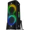 Głośnik Party Box SVEN PS-1250, Czarny (300W, TWS, IPx4, Bluetooth, FM, USB, microSD, Wyświetlacz LED, 13500mAh)