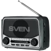 Głośnik SVEN SRP-150, Szary (3W, Bluetooth, FM/AM/SW, USB, microSD, Latarka, Bateria)
