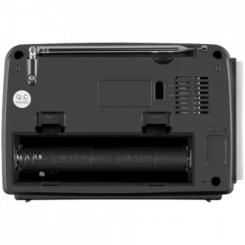 Głośnik SVEN SRP-150, Szary (3W, Bluetooth, FM/AM/SW, USB, microSD, Latarka, Bateria)