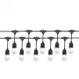 Girlanda świetlna zewnętrzna SPECTRUM GIRLND 10M 10XE27 WOJ+14342 CMB - 10 m, 10 oprawek E27, IP44, czarna
