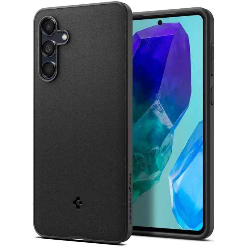 Spigen Essential SandBlast Case do Samsung Galaxy M55 5G - Matte Black