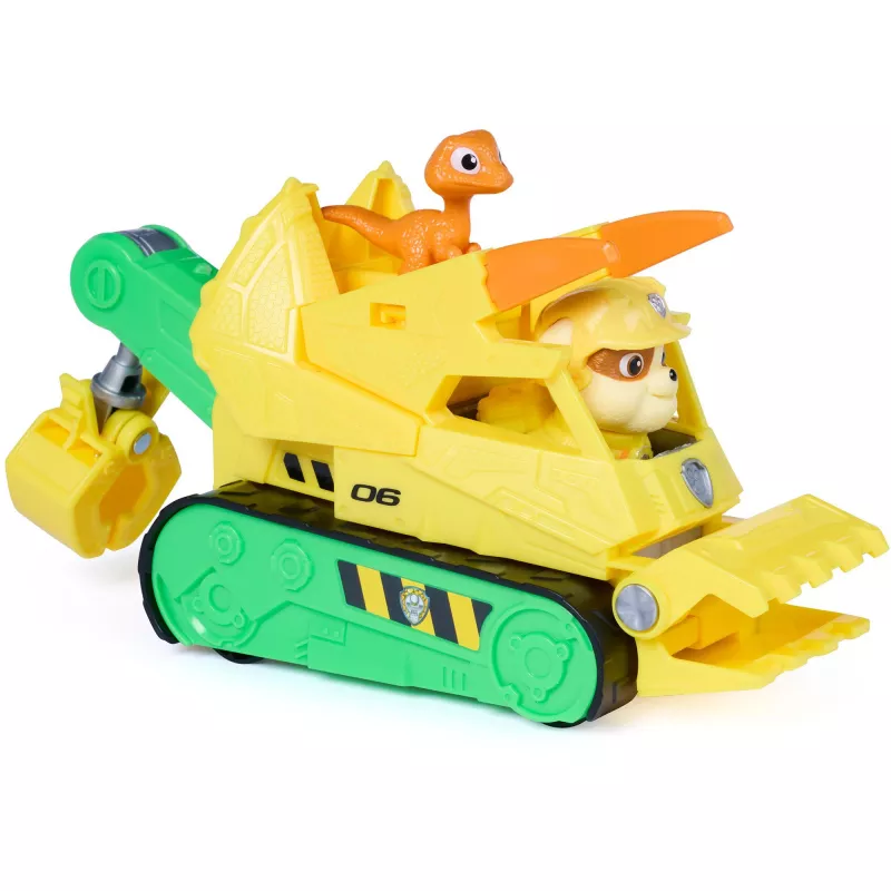 SPINMASTER Paw Patrol: The Dino Movie - Rubble's Dino Rescue Bulldozer