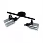 SPOT LIGHT BERREGAS 2XE27 BLACK/CHROME