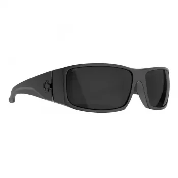 SPY Man Sunglasses 670036374135 - Czarna oprawka propionianowa, soczewki poliwęglanowe, ochrona UV400, 63/14/130 mm