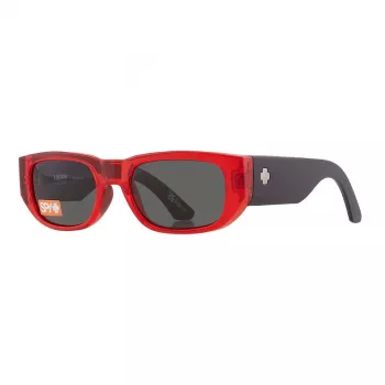 SPY Okulary przeciwsłoneczne Unisex 6700000000138 (Lens/Bridge/Temple) 54/20/145 mm Czarna oprawka acetatowa Szare soczewki UV400
