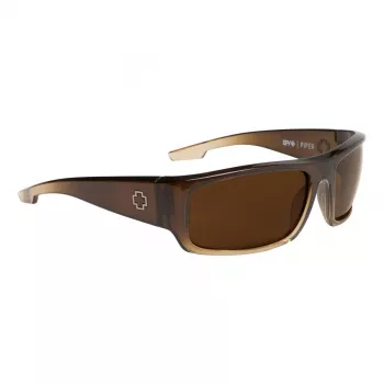 SPY Unisex Sunglasses 183211130074 - Prostokątna oprawka acetatowa z soczewkami poliwęglanowymi - Szerokość soczewki 58 mm