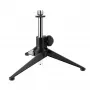SSQ DS1 Podstawka biurkowa pod mikrofon - Czarny, stal i żeliwo, regulacja wysokości 230-350 mm, gwint 3/8 inch z adapterem na 5/8 inch