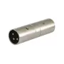 SSQ HA13 SS-1853 Adapter XLR Męski - XLR Męski Chrome