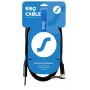 SSQ JMPJMK4 SS-1469 Kabel Jack Mono - Jack Mono (kąt 90 stopni) 4 m Czarny