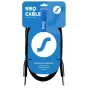 SSQ JMPJMP7 - Przewód instrumentalny 6,35mm TS Mono Jack - 7m, Czarny