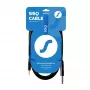 SSQ MiJS2 - Przewód audio Jack 3,5mm do 6,3mm stereo, 2m, czarny