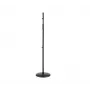SSQ MS2 Prosty Statyw Mikrofonowy - Czarny, 900-1600 mm, Okrągła Podstawa Żeliwna