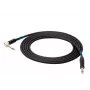 SSQ SS-1439 Przewód Jack Mono - Jack Mono (kąt 90 stopni) 1 m Czarny