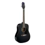 Stagg SA20D BLK Dreadnought Gitara akustyczna - Czarny