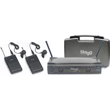 Stagg SUW 50 LL EG EU UHF Bezprzewodowy system mikrofonu krawatowego
