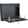 STALFLEX CR19-2U-130-B Szafa ścienna 2U 19-calowa głębokość 130mm Czarny