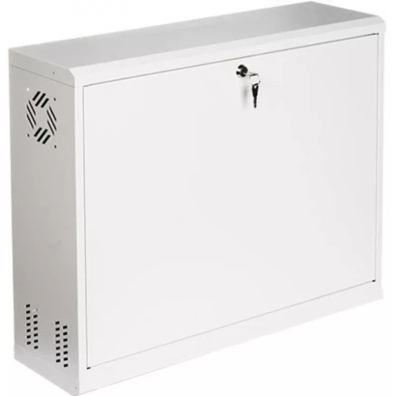 STALFLEX CR19-3U-180-W 19-calowa 3U Szafa Rack naścienna, Biała, Głębokość 180mm