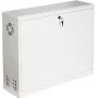 STALFLEX CR19-3U-180-W 19-calowa 3U Szafa Rack naścienna, Biała, Głębokość 180mm