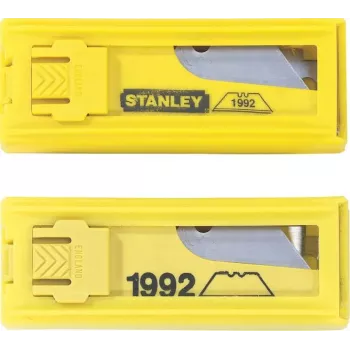 Stanley 0-11-921 Trapezowe Ostrza Zapasowe Łamane, Stal Węglowa Wysokiej Jakości, 10 Sztuk