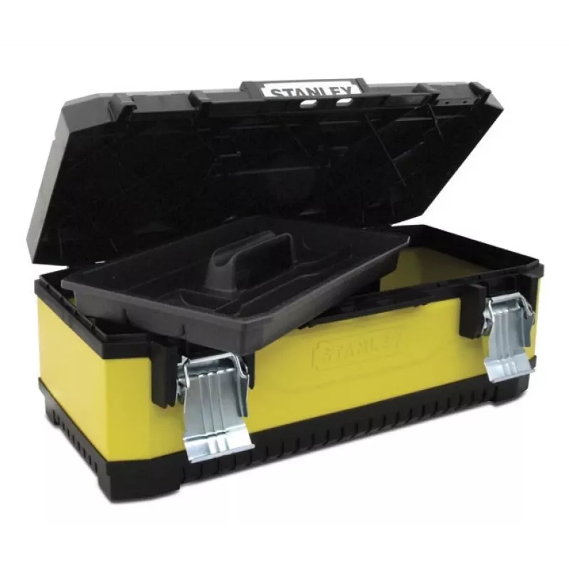 Stanley 1-95-614 Skrzynka na drobne części/narzędzia, metal/tworzywo sztuczne, czarno-żółta