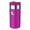 STANLEY 1913 AeroLight Transit Mug 0,35L Fioletowy - Termosowy kubek podróżny z podwójnymi ściankami i izolacją próżniową, szczelna pokrywka DrinkLock, 6h ciepłe / 12h zimne, ultralekka stal nierdzewna