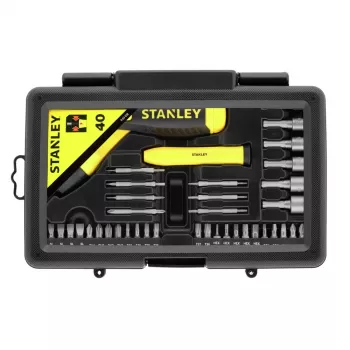 STANLEY 38-Częściowy Zestaw Wkrętaków Grzechotkowych z Uchwytem Pistoletowym