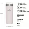 Stanley AeroLight Transit Kubek termiczny 0,47L Rose Quartz Metallic