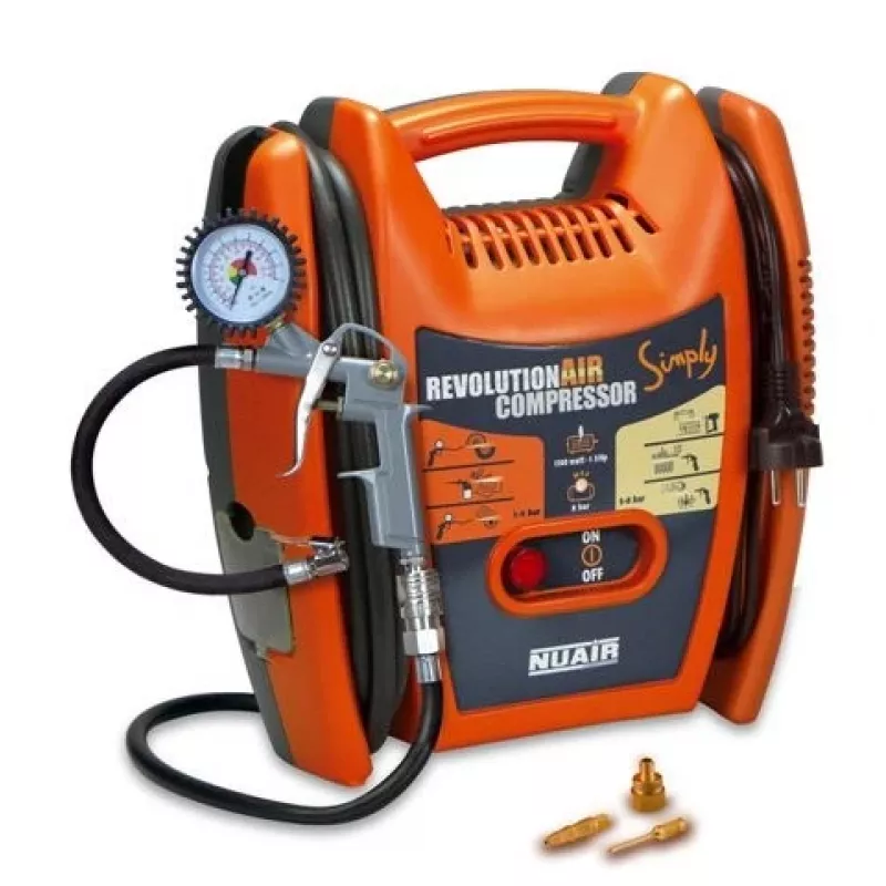 STANLEY Compressor NU-AIR Simply 1.5HP/8BAR/Oil-Free