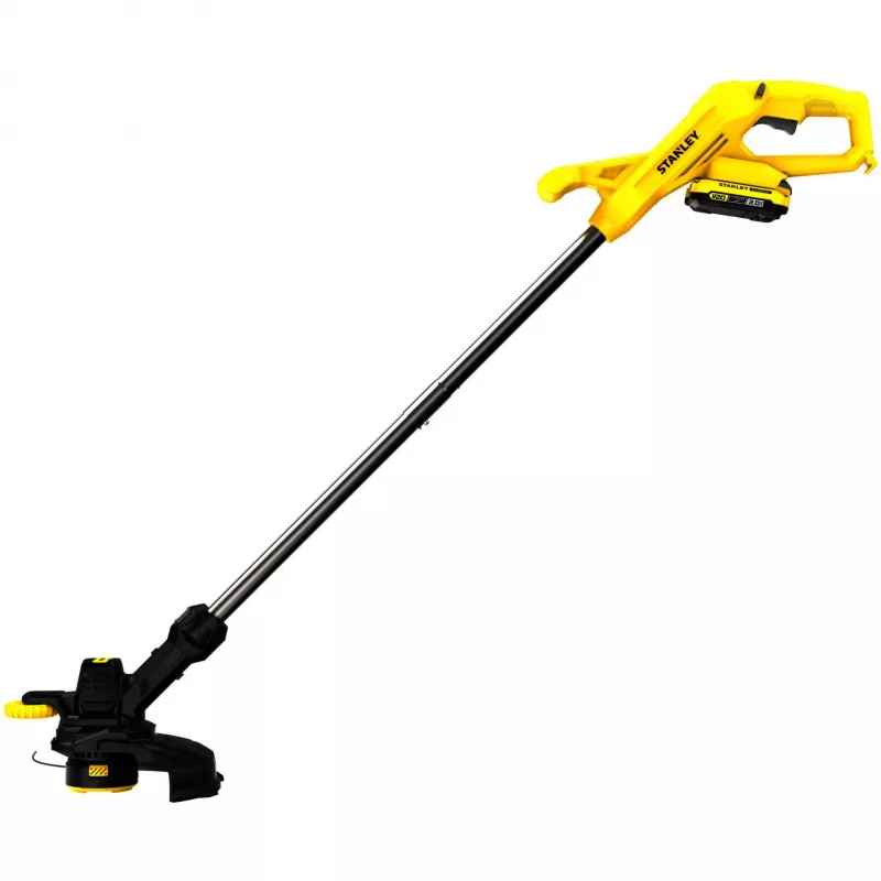 STANLEY Akumulatorowa Podkaszarka do Trawy (SFMCST925M1-QW), 18V (Czarno/Żółty, Li-Ion 2.0Ah)