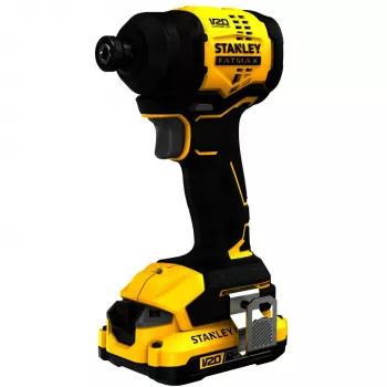 STANLEY Akumulatorowy klucz udarowy SFMCF811D1T-QW, 18V, 2,0Ah Li-Ion, czarno-żółty, walizka Pro-Stack