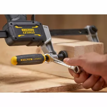 STANLEY FATMAX FMHT83008-0 Zacisk F Heavy-Duty 460 mm z szybkim zwalnianiem, czarno-szaro-żółty