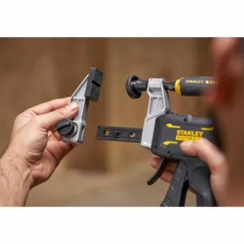 STANLEY FATMAX FMHT83008-0 Zacisk F Heavy-Duty 460 mm z szybkim zwalnianiem, czarno-szaro-żółty