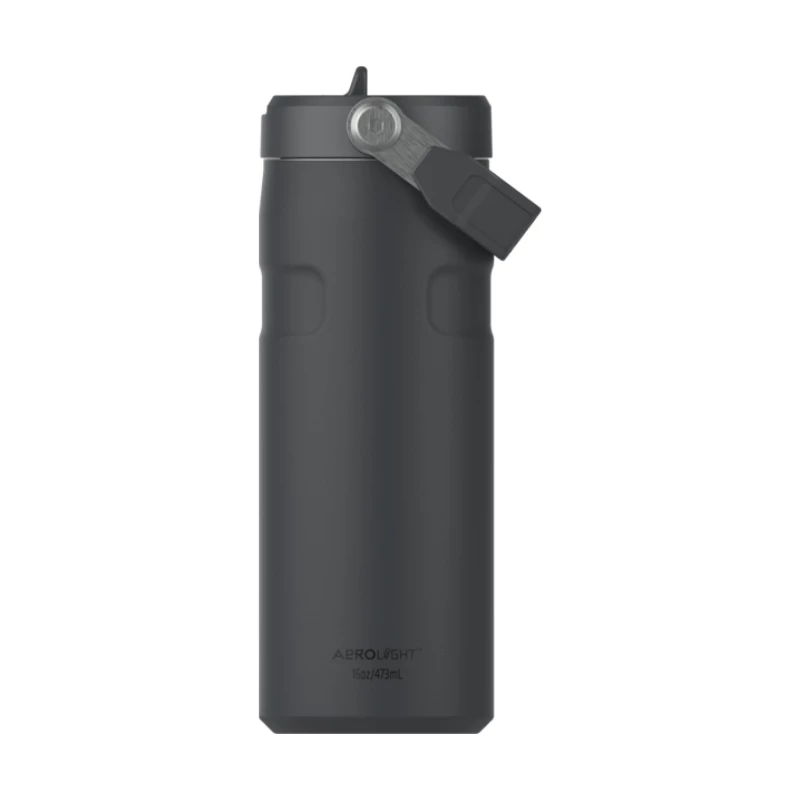 STANLEY IceFlow Bottle Flip Straw 2.0 0,47 l czarny termos z rurką