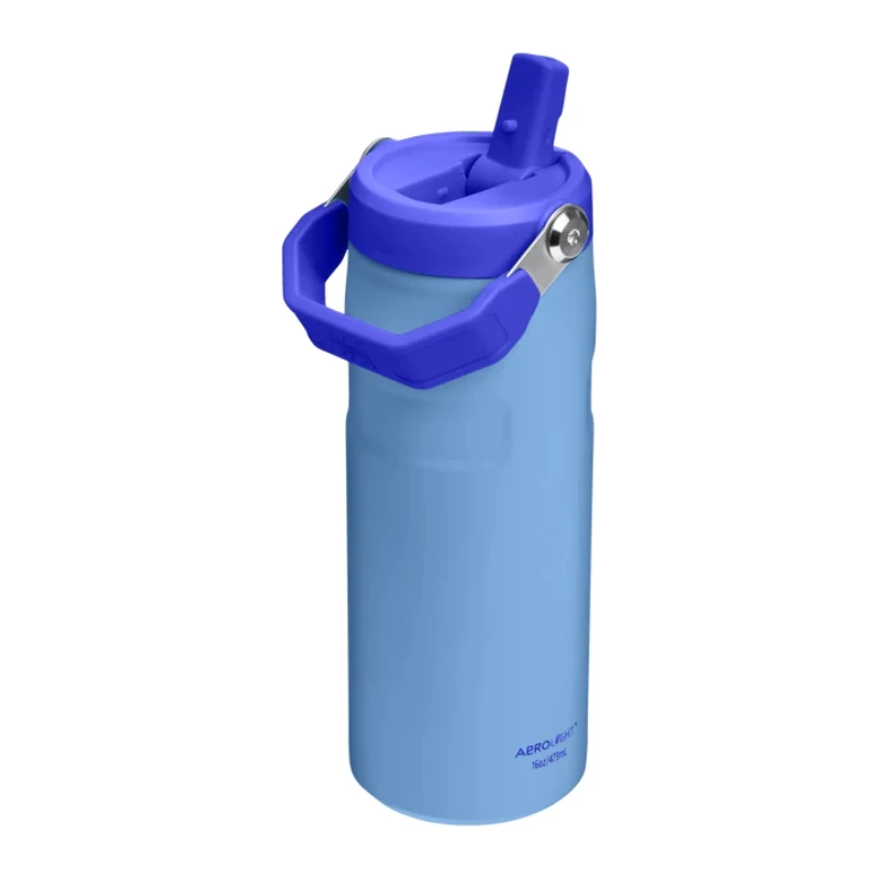 STANLEY IceFlow Bottle Flip Straw 2.0 0,47 l jasnoniebieski termos z rurką