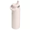 Butelka STANLEY IceFlow Flip Straw 2.0 0,71 l Jasny Róż (Guava) - 24oz Wielorazowa Stalowa Butelka na Wodę ze Słomką Flip Straw, Podwójne Ścianki Próżniowe, Szczelna, Bez BPA, Zmywarka