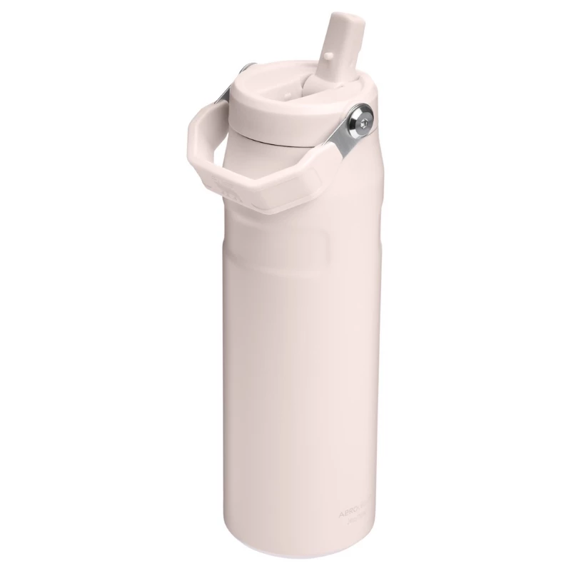 Butelka STANLEY IceFlow Flip Straw 2.0 0,71 l Jasny Róż (Guava) - 24oz Wielorazowa Stalowa Butelka na Wodę ze Słomką Flip Straw, Podwójne Ścianki Próżniowe, Szczelna, Bez BPA, Zmywarka
