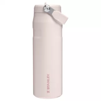 Butelka STANLEY IceFlow Flip Straw 2.0 0,71 l Jasny Róż (Guava) - 24oz Wielorazowa Stalowa Butelka na Wodę ze Słomką Flip Straw, Podwójne Ścianki Próżniowe, Szczelna, Bez BPA, Zmywarka