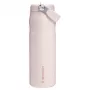 Butelka STANLEY IceFlow Flip Straw 2.0 0,71 l Jasny Róż (Guava) - 24oz Wielorazowa Stalowa Butelka na Wodę ze Słomką Flip Straw, Podwójne Ścianki Próżniowe, Szczelna, Bez BPA, Zmywarka