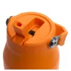 STANLEY IceFlow Bottle Flip Straw 2.0 1,06L Pomarańczowy - Szczelna pokrywka ze słomką, dwuścienna próżniowa stalowa butelka termiczna