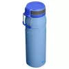 STANLEY IceFlow Bottle Twist Flip 0,71 l jasnoniebieski próżniowo izolowany stalowy bidon na wodę ze słomką