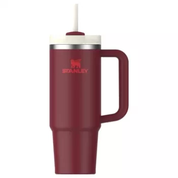 Kubek termiczny STANLEY Quencher H2.0 FlowState 0,89 l ciemnoczerwony ze słomką