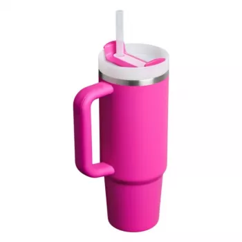 Kubek termiczny STANLEY Quencher H2.0 FlowState 0,89 l fuksja ze słomką